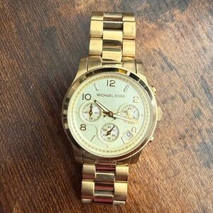 Michael Kors Gold Chronograph Watch MK-5055